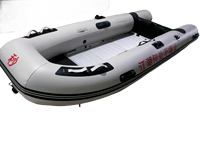 Bateau pneumatique haute vitesse personnalisé OEM avec moteur, certifié CE, en PVC Hypalon, plancher en aluminium, yacht sportif pour 12 personnes, bateau de dérive