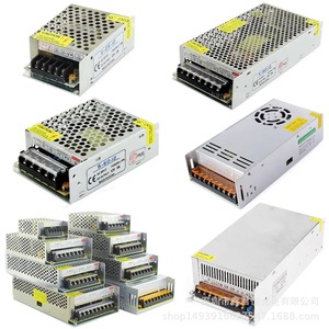 ไดรเวอร์ LED 110V 220V เป็น 12V 24V แหล่งจ่ายไฟแบบสวิตชิ่ง 101-200W จ่ายไฟเดี่ยว สำหรับไฟ LED แบบเส้นและกล่องไฟ - Product Image 1