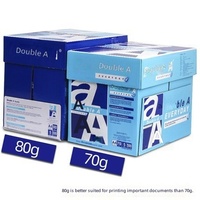 Papier copie A4 double A, 80 g/m², 500 feuilles/rame, blanc - pour imprimantes laser et jet d'encre.