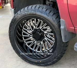 Rines de Aluminio de 20 y 22 Pulgadas para Chevy GMC F150 F250 F350 Wrangler Pickup SUV, 5X127 5X139.7 6X135 6X139.7 8X170 - Product Image 5