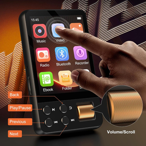 เครื่องเล่น MP3 JOJOLEPAI รุ่นขายดีปี 2026 หน้าจอสัมผัส 2.4 นิ้ว ปุ่มปรับระดับเสียงแบบหมุน รองรับ FLAC หน่วยความจำ 5.3 64GB แบตเตอรี่ใช้งานได้นาน <span class=keywords><strong>20</strong></span> ชั่วโมง - Product Image 3