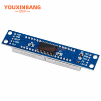Modul Tampilan Tabung Digital Cascadable MAX7219 Tampilan LED Mendukung Kontrol Port IO Serial 3 8-bit Bertingkat