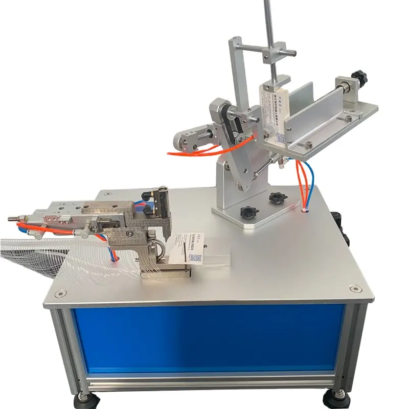 TM8001 Label Attaching Looping Machine Labeling machine for Toys Hardware Clothes with Loop 3/5/7 Inch Loop Lock Pin