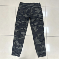 Pantalones Cargo para Mujer, Color Verde Oliva, Cintura Alta, Holgados, Tejido de Tela, Corte Recto, Color Oscuro, Múltiples Bolsillos, Cierres en los Tobillos, Estilo Casual