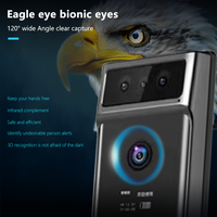 Cerradura Inteligente con Reconocimiento Facial para Exteriores Eseye, Impermeable, con Videoportero WiFi Tuya, Entrada sin Llave para Puertas de Madera y Aluminio