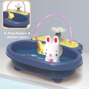 Enfants Intéressant <span class=keywords><strong>Bain</strong></span> Jouets Faire semblant Jouer Poupées Presse <span class=keywords><strong>Jet</strong></span> <span class=keywords><strong>Eau</strong></span> Baignoire Salle De Bains Bébé Poupée <span class=keywords><strong>Bain</strong></span> <span class=keywords><strong>Jouet</strong></span> Ensemble - Product Image 3