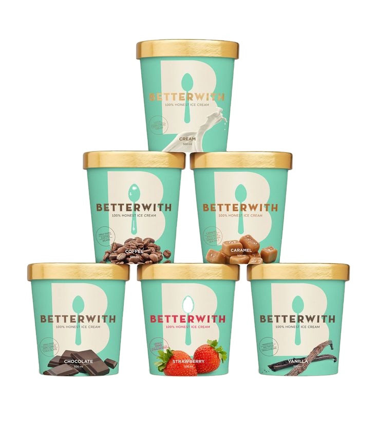 Biodegradable Double Wall 6oz 8oz 12oz Waterproof Eco-friendly Ice Cream Dessert Frozen Fruit Packaging Paper Cups