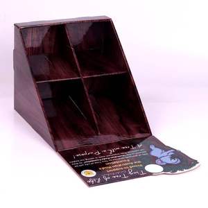 定制印刷可折叠便携式促销PDQ展示架，适用于商场使用的精油纸板架 - Product Image 5