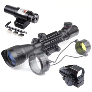 ชุดกล้องเล็ง LUGER 4-16x50EG แบบสองระบบไฟส่องสว่าง พร้อมศูนย์เล็งแบบโฮโลแกรม 4 แบบ จุดแดง/เขียว สำหรับอุปกรณ์ล่าสัตว์ - Product Image 4