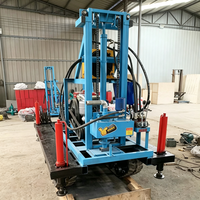 Foreuse rotative à couple élevé pour puits d'eau et petite foreuse sur chenilles à double vitesse pour sols variés