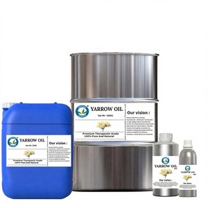 Natural Yarrow (Achillea Millefolium) Essential Oil 1KG Steam Distilled <b>Flower</b> Oil- For Herbal Formulations - Bulk Export Supply - Product Image 5