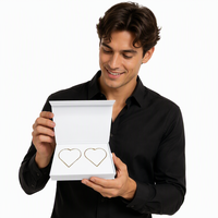 Kit de bracelets DIY Or/Argent pour couple - Bijoux d'amitié éternelle pour anniversaire, Saint-Valentin et soirées romantiques