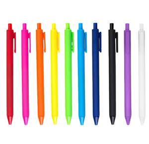 Bolígrafo de plástico con logotipo personalizado, varios colores, bolígrafo básico clásico, plástico barato - Product Image 6