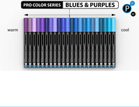 Marqueur de peinture acrylique multicolore, vente en gros d'encre permanente