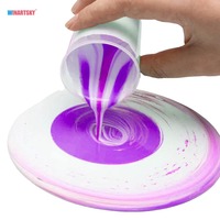 Ensemble de peinture acrylique à base d'eau non toxique Winartsky, 12 couleurs, certifié ASTM, pour verre, toile et papier, 60 ml
