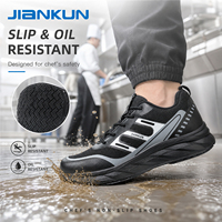 Sepatu Dapur Anti-Selip Tahan Minyak Ringan Khusus Koki, Sepatu Keselamatan Koki dengan Gesper Putar untuk Profesional Kuliner