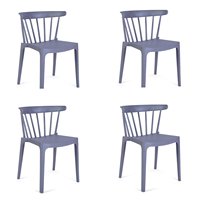 Chaises de café design pour intérieur et extérieur, meubles de café, restaurant, sillas comedor, chaises de salle à manger empilables en plastique pour la pièce
