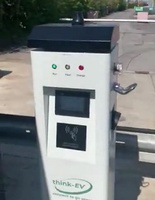 Station de recharge pour voitures électriques Bluesky 14 kW, nouvelle, à poser au sol, compatible OCPP 1.6j, normes GBT, CCS1, CCS2, CHAdeMO, AC 220V, CDZ-B, portable