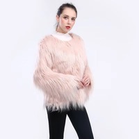Veste lumineuse LED en fausse fourrure pour femme, idéale pour Halloween, Noël, festivals de musique, avec lumières clignotantes