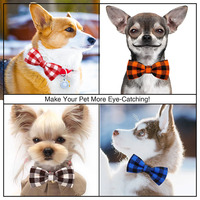 Accessoires de toilettage pour animaux de compagnie, nœud papillon confortable en polyester pour chats et petits chiens