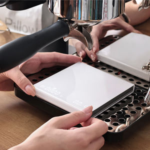 미니 흐름 무게 도징 유리 홀더 시간 브랜딩 사용자 정의 스틸 블루투스 커피 저울 2kg 블루투스 커피 저울 - Product Image 3