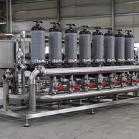 Équipement professionnel de traitement de l'eau par osmose inverse industrielle multi-processus avec garantie d'un an, capacité de 5000 L/H