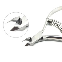 Coupe-cuticules professionnel en acier inoxydable à double ressort, pointu, de qualité supérieure, sûr, pour manucure