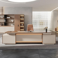 Tendance moderne grande taille 2m/2.4m/2.8m extensible bureau exécutif bureau président mobilier de bureau bureau de patron