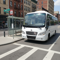 Vente directe usine – Nouveau bus autocar Dongfeng Euro 5 EQ6738 de 7,3 mètres, moteur YC avant, boîte manuelle 6 vitesses, GNC, 30 places, excellente qualité