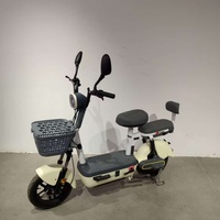 Vélo électrique à deux roues Batterie au plomb-acide 48V Moteur sans balais 500W Vélo de ville léger à grande vitesse