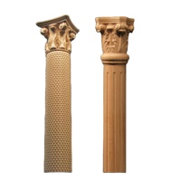 Broches décoratives Balustre en bois Broches extérieures Balustres Piliers en bois Poteau d'escalier en bois