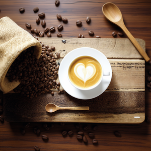 Juego de 5 Platos para Desayuno KESPER con Diseño de Taza de Café - Product Image 3