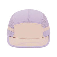 Casquette de baseball unisexe respirante, imperméable, en nylon, réglable, à séchage rapide, color-block, protection UV, best-seller transfrontalier