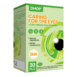 Suplemento Saludable OEM, 30 <span class=keywords><strong>C</strong></span>ápsulas Blandas para el Cuidado de los Ojos - Éster de Luteína, Polvo de Arándanos, Aceite de Algas DHA, Favorece la Salud Ocular - Product Image 1