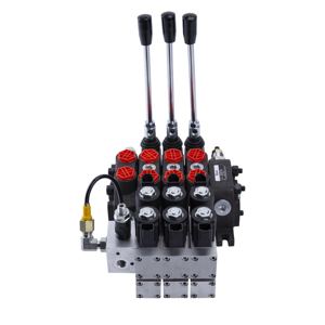 15,8 GPM, 3 bobines, 5076 PSI, 12V/24V DC, commande directionnelle hydraulique à solénoïde - Product Image 1