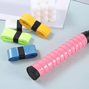Cinta <span class=keywords><strong>de</strong></span> Agarre para Raqueta <span class=keywords><strong>de</strong></span> Tenis y Bádminton <span class=keywords><strong>de</strong></span> PU con Patrón Personalizado <span class=keywords><strong>de</strong></span> Alta Calidad, Antideslizante y Absorbente <span class=keywords><strong>de</strong></span> Sudor, Venta al por Mayor - Product Image 1