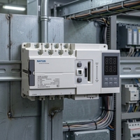 Commutateur de transfert automatique NATUS NTDT85-125B-III 2P/3P/4P AC230V pour le contrôle de commutation de l'alimentation électrique de secours des services publics