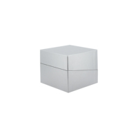 Boîte d'emballage pour bijoux en papier réutilisable personnalisable, fermeture magnétique, boîte cadeau de luxe écologique pour bagues, colliers et plus