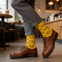Chaussettes décontractées en coton tissé pour hommes, polyvalentes pour l'été - Couleurs assorties, respirantes et antibactériennes pour le bureau et les loisirs