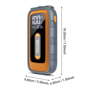 เครื่องจั๊มพ์สตาร์ทรถยนต์แบบพกพา รุ่นมืออาชีพ ความจุ 26800mAh พร้อมไฟฉาย LED และฟังก์ชั่นพาวเวอร์แบงค์ กระแสไฟสูงสุด 3000a สำหรับใช้กับรถจักรยานยนต์ - Product Image 4