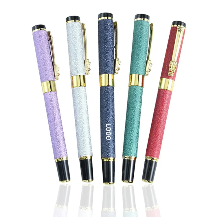 Khuyến mại Gel bút Quà tặng Trung Quốc Sản phẩm kinh doanh bán buôn Rose Gold stylus bút kim loại con lăn bút mặt hàng lưu niệm