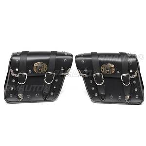 Sacs de selle universels pour moto, pochette à outils latérale, sacs de rangement en cuir PU, sacs de selle pour Honda/Yamaha/Suzuki - Product Image 2