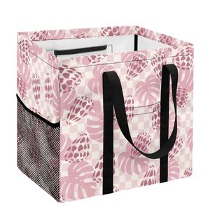 ビーチシェルアイランドハワイカスタム高品質食料品ポケットバッグ夏のパターン折りたたみ可能ビーチバッグカスタムロゴ - Product Image 1