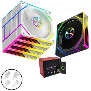 秋泽姆棱镜9Pro ARGB风扇系列精选3/4/5/6包，带无限镜子设计标准/用于冷却的反流气流叶片 - Product Image 1