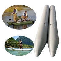 FUNSEED Flotteurs gonflables étanches à deux places de 3,6 m (12 pieds) avec toit pliable, couleur personnalisée, pour jeux aquatiques en extérieur