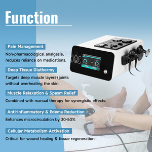 Máquina de Fisioterapia <span class=keywords><strong>Tecar</strong></span> 3 en 1, Terapia de Diatermia, Tecarterapia RET CET RF Radiofrecuencia 448khz para Uso Humano, Venta al Por Mayor - Product Image 2