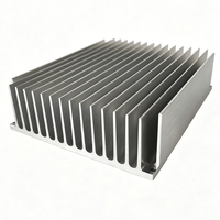 Dissipateur thermique en aluminium standard 120(L)*40(H)*150(P)mm, dissipateur thermique personnalisé économique à haute performance de refroidissement