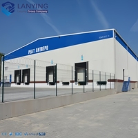 Almacén de Estructura de Acero con Marco Metálico de Alta Calidad, Gran Vano, Tamaño Personalizable, Instalación Rápida, Certificación CE