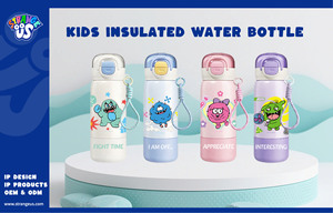 Strange US Cartoon <strong>Monster</strong> Kids Insulated Water Bottle 380ml 316 Stainless Steel Leak Proof Design for Back to School - Product Image 6