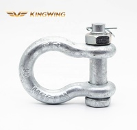 HDG US Type G2130 Drop Forged Alloy Steel Bolt Type Gréement Matériel Marine Chape Boulon Écrou Galvanisé Arc Ancre Manille